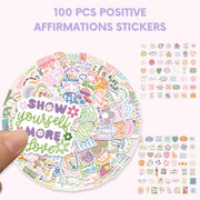 100 Positive Affirmations Stickers