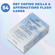 DBT coping skills & Affirmations Flash cards