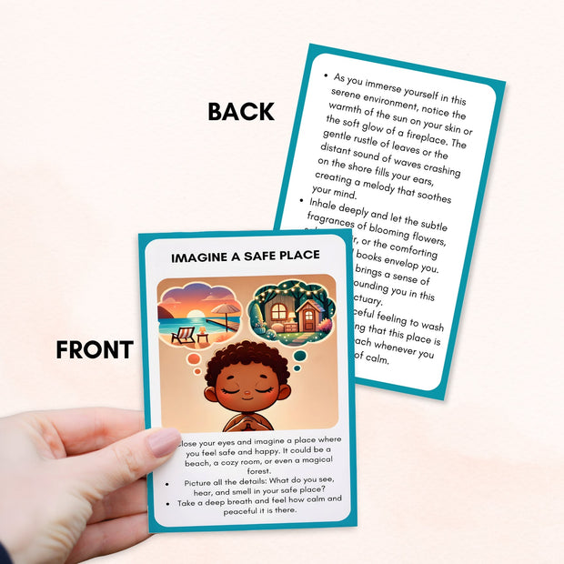 Somatic Therapy Coping Skill Cards for Kids