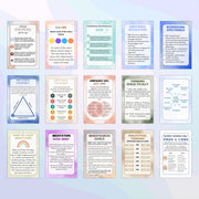 DBT coping skills & Affirmations Flash cards